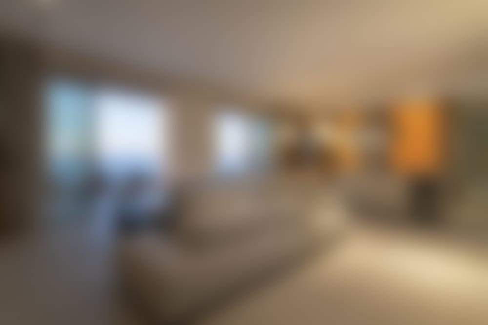 Back in the open-plan living and dining area.